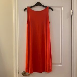 New Eileen Fisher Dress, red, size XS